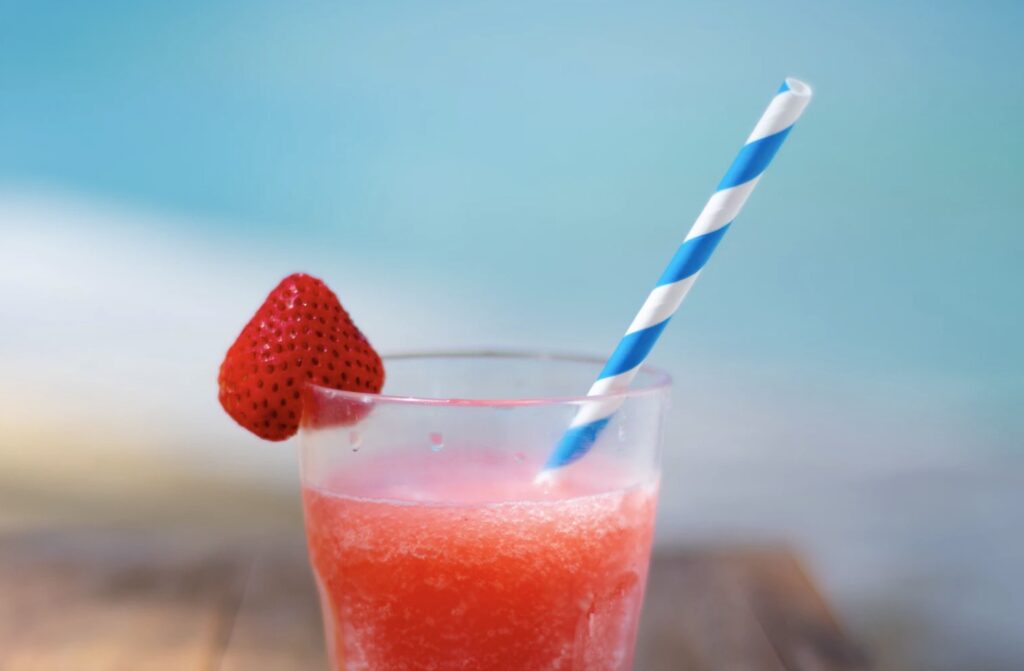 Strawberry Daiquiri er en lækker forfriskende drink